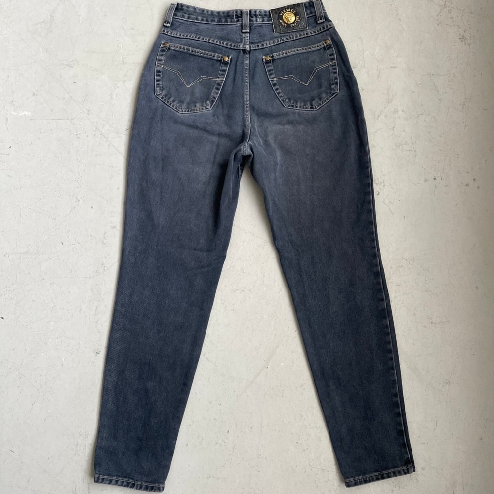 Versace Jeans Collection High Rise Dark Wash Jeans